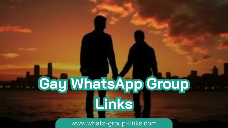 Gay WhatsApp Group Links