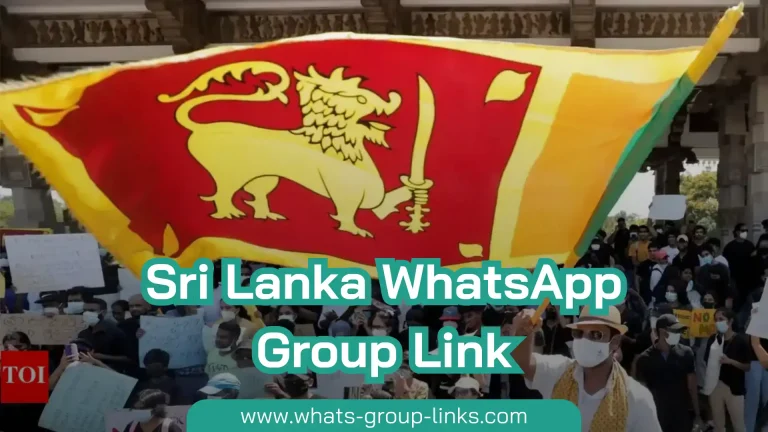Sri Lanka WhatsApp Group Links