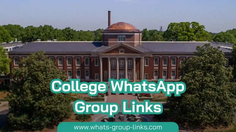 College WhatsApp Group Links