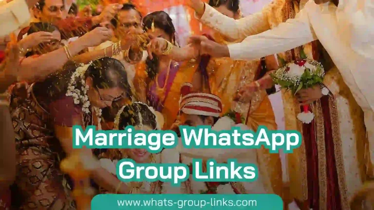 Marriage WhatsApp Group Links