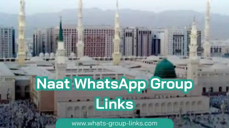Naat WhatsApp Group Links