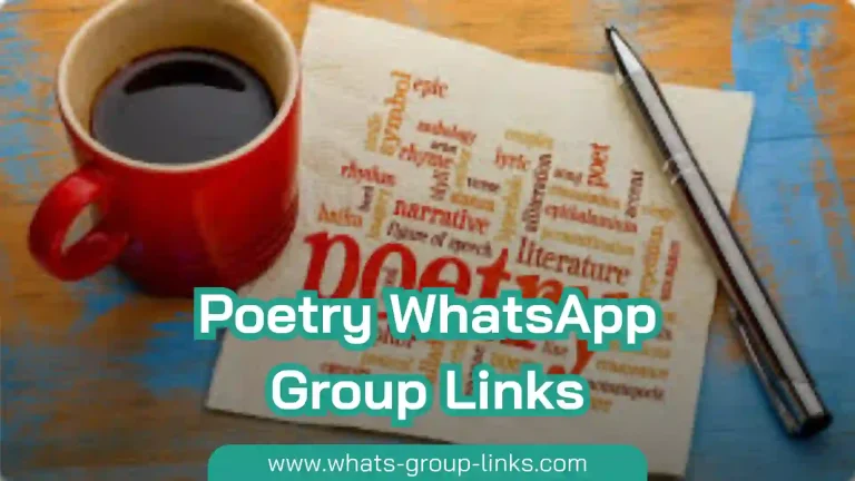 Poetry WhatsApp Group Links